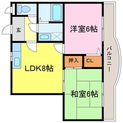 カーム瀬田の物件間取画像